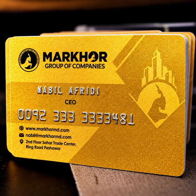 New Premium Embossed Visiting Cards
