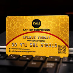 New Premium Embossed Visiting Cards