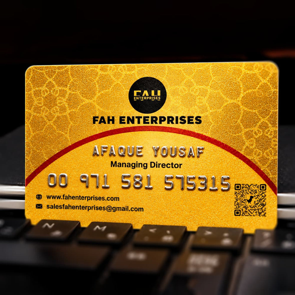 New Premium Embossed Visiting Cards
