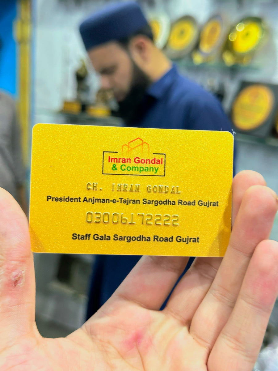 Imran Gondal Embossed Visiting Cards